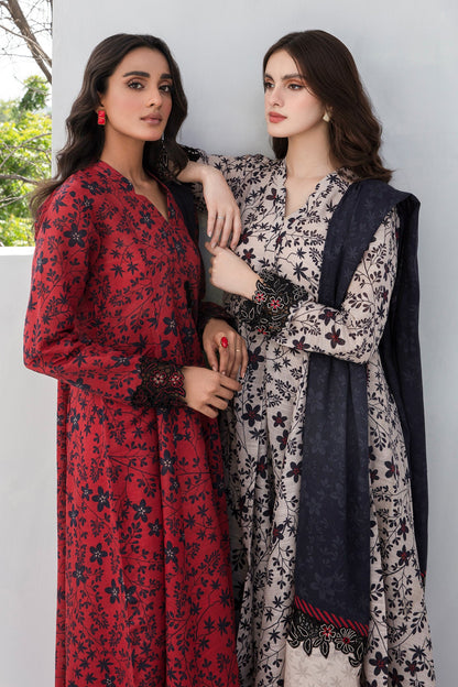 Baroque - PRINTED SLUB KHADDAR PR-866