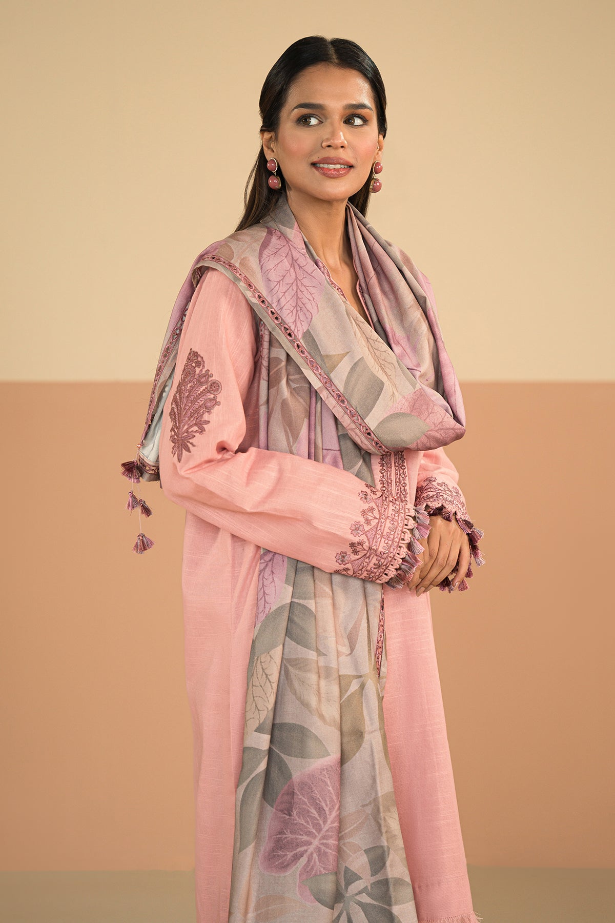 Baroque - EMBROIDERED SLUB KHADDAR UF-478