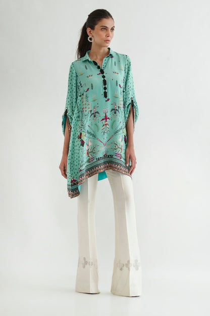 Digitally Printed Kurta With Palazzo