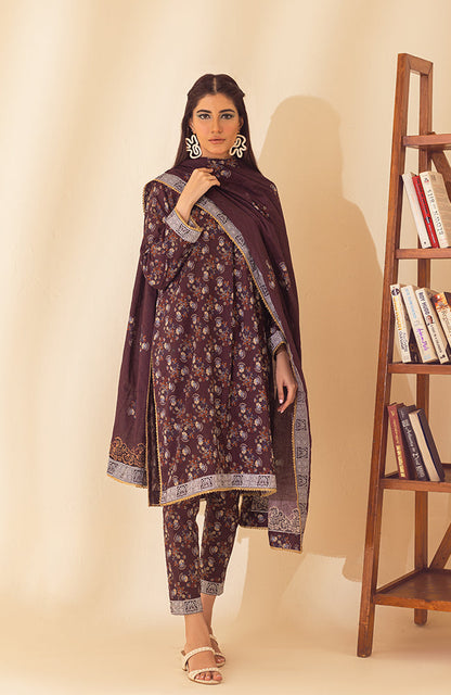 Alzohaib - 3 PIECE UNSTITCHED PRINTED LAWN-CPP-23-06