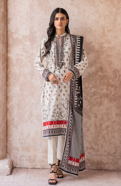 Alzohaib - 3-Piece Unstitched Digital Printed Cambric-MDP-2-23-06