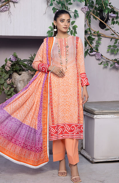 Alzohaib - 3 Piece Unstitched Printed Lawn-MDL-23-06