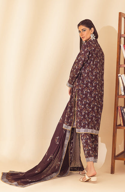 Alzohaib - 3 PIECE UNSTITCHED PRINTED LAWN-CPP-23-06