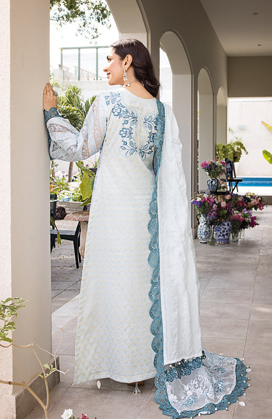 Alzohaib - 3 Piece Unstitched Luxury Embroidered Lawn-MLL-23-06