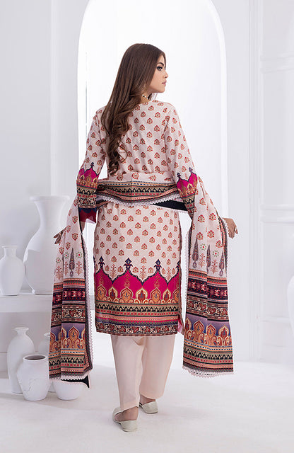 Alzohaib - 3 PIECE UNSTITCHED DIGITAL PRINTED LAWN-ADL-2-23-06