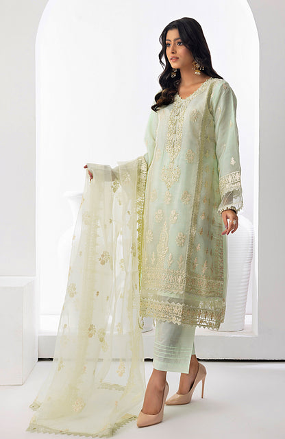 Alzohaib - 3 PC - STITCHED ORGANZA SERIES-AZP-23-06