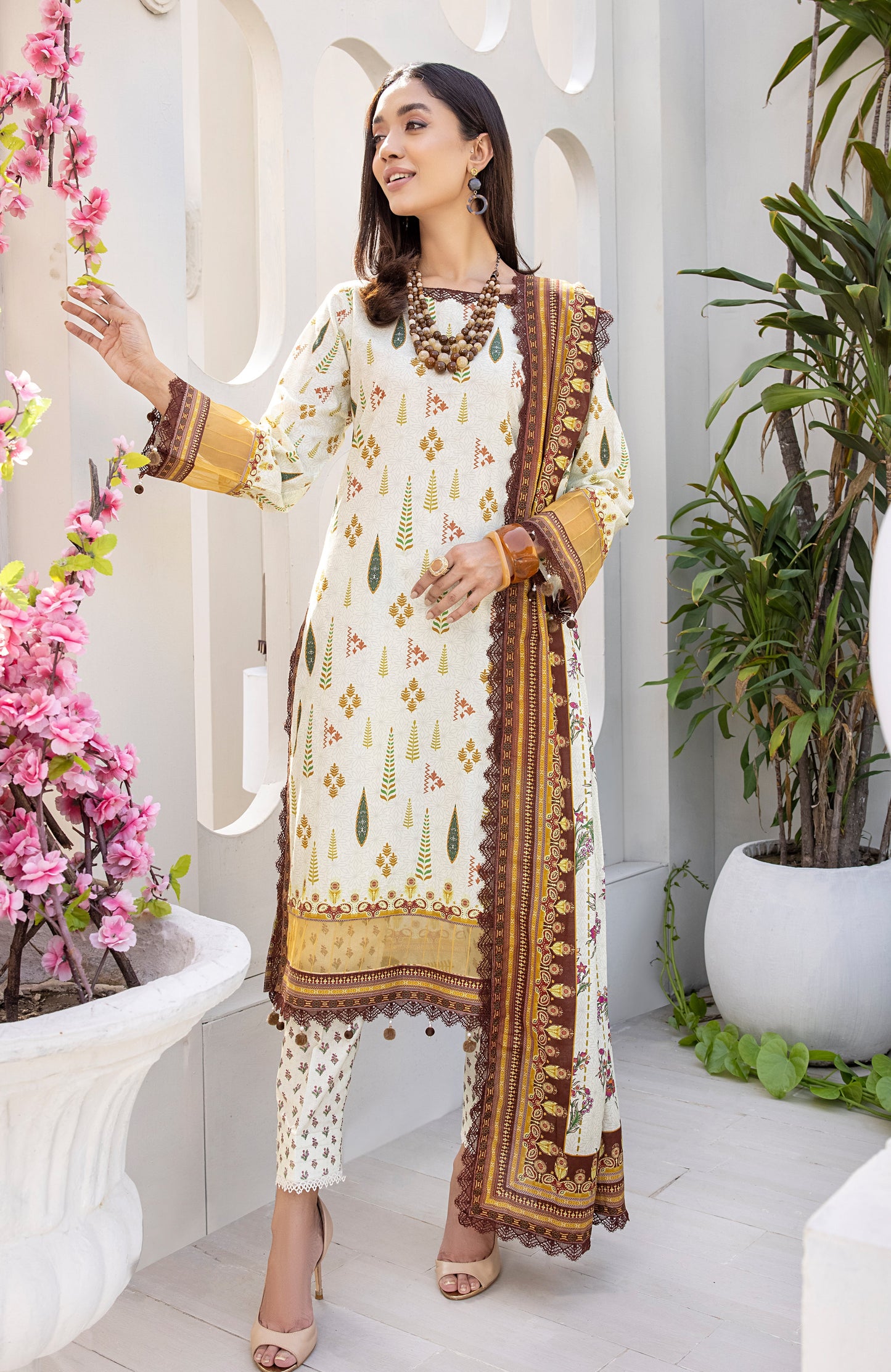 Alzohaib - 3-Piece Unstitched Digital Printed Cambric CPC-23-06