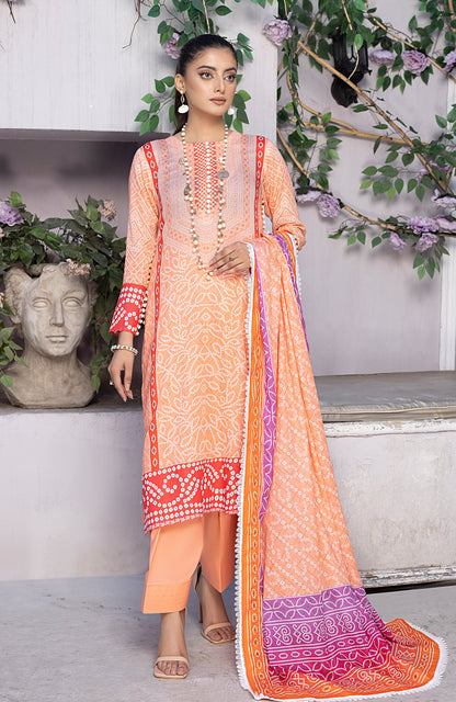 Alzohaib - 3 Piece Unstitched Printed Lawn-MDL-23-06