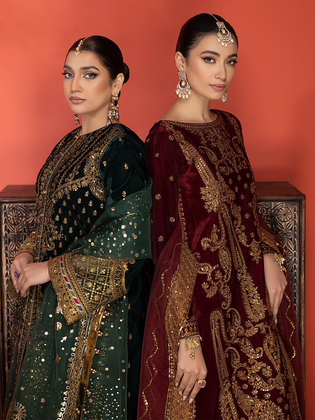 Binilyas - 6012 | 3 Piece Velvet Unstitched