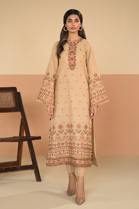 Baroque - EMBROIDERED SLUB KHADDAR UF-479