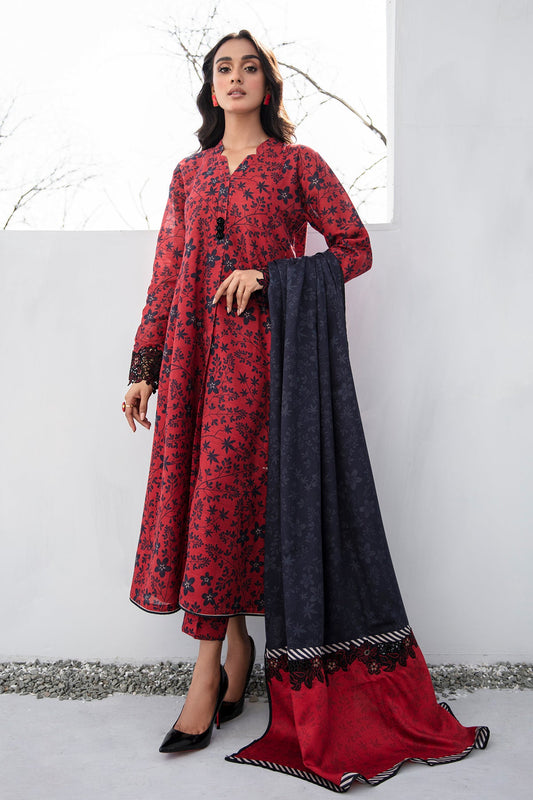 Baroque - PRINTED SLUB KHADDAR PR-867