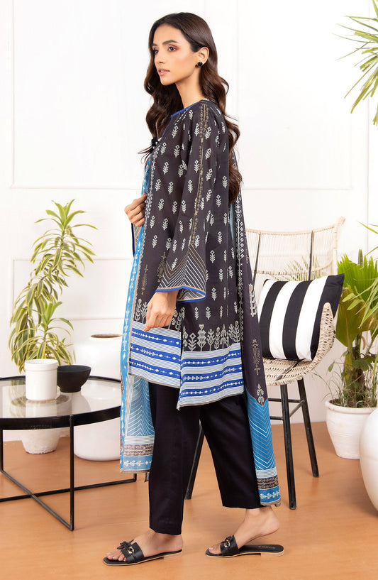Orient - Unstitched 2 Piece Printed Lawn Shirt Dupatta
