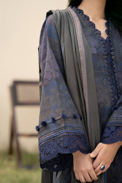 Baroque - DIGITAL PRINTED SLUB KHADDAR UF-489