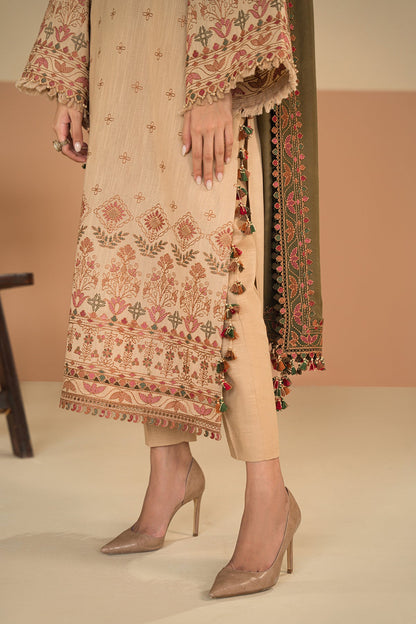 Baroque - EMBROIDERED SLUB KHADDAR UF-479