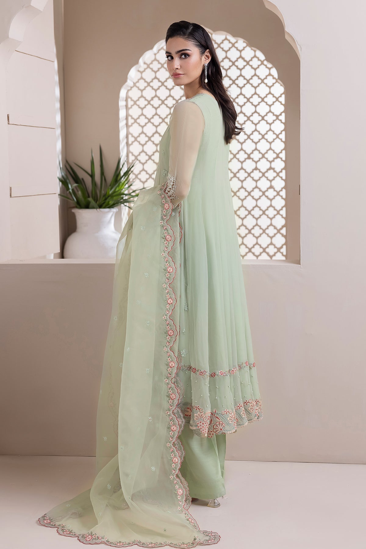 Baroque - EMBROIDERED CHIFFON UF-418