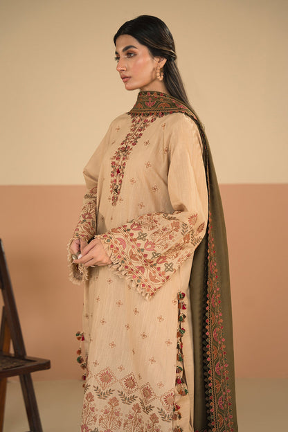 Baroque - EMBROIDERED SLUB KHADDAR UF-479