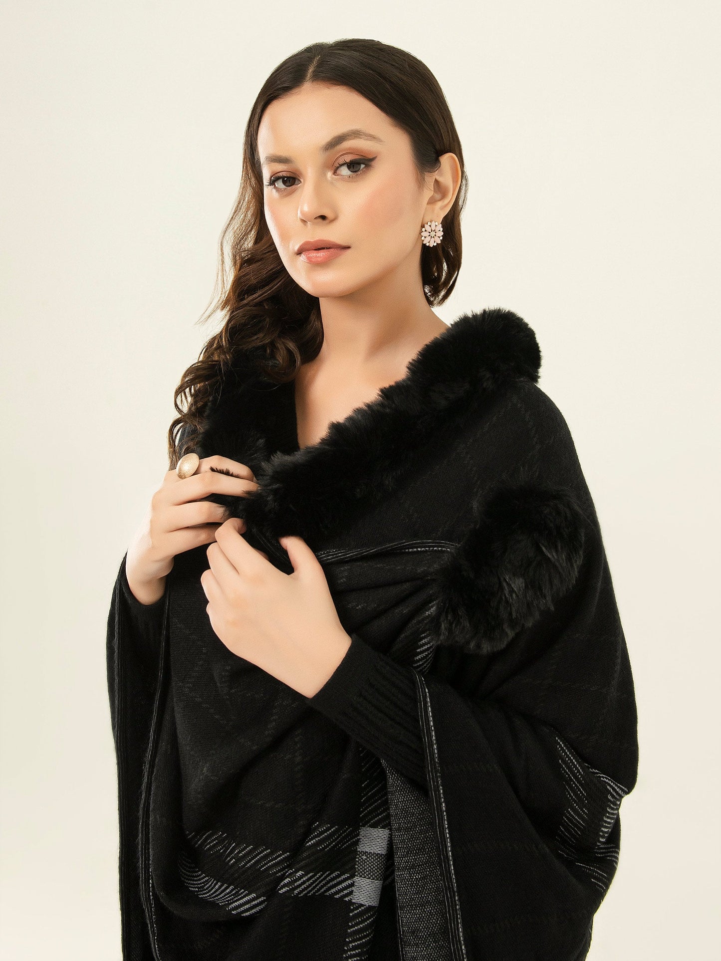 Fur Cape Shawl