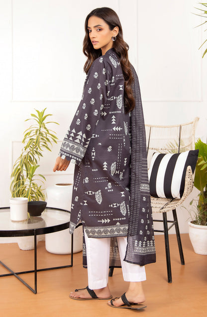 Orient - Unstitched 2 Piece Printed Lawn Shirt Dupatta