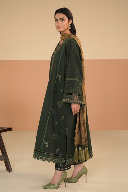 Baroque - EMBROIDERED SLUB KHADDAR UF-480