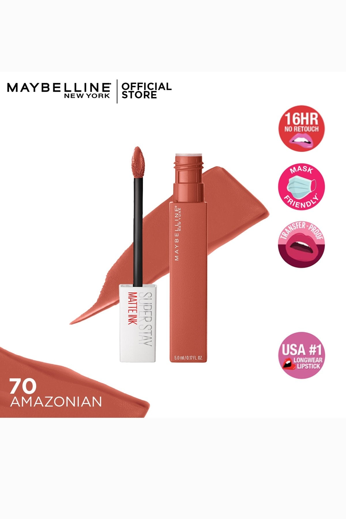SuperStay Matte Ink Liquid Lipstick - 70 Amazonian