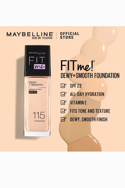 Fit Me! Dewy + Smooth Foundation - 130 Buff Beige