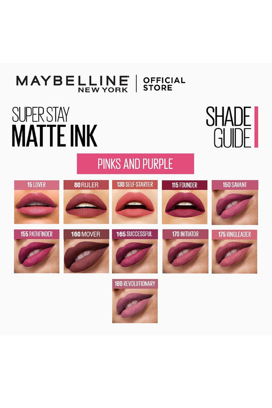Maybelline New York SuperStay Matte Ink Liquid Lipstick - 165 Successful