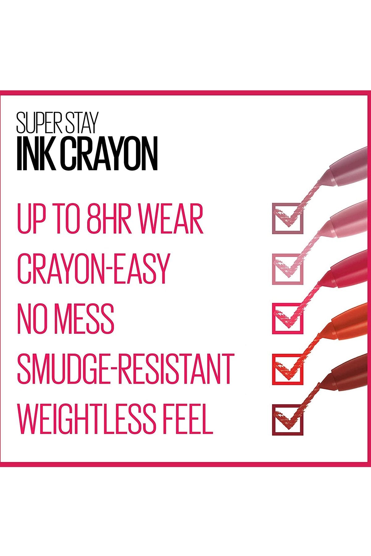Maybelline New York SuperStay Ink Lip Crayon Lipstick - 85 Change Is Good