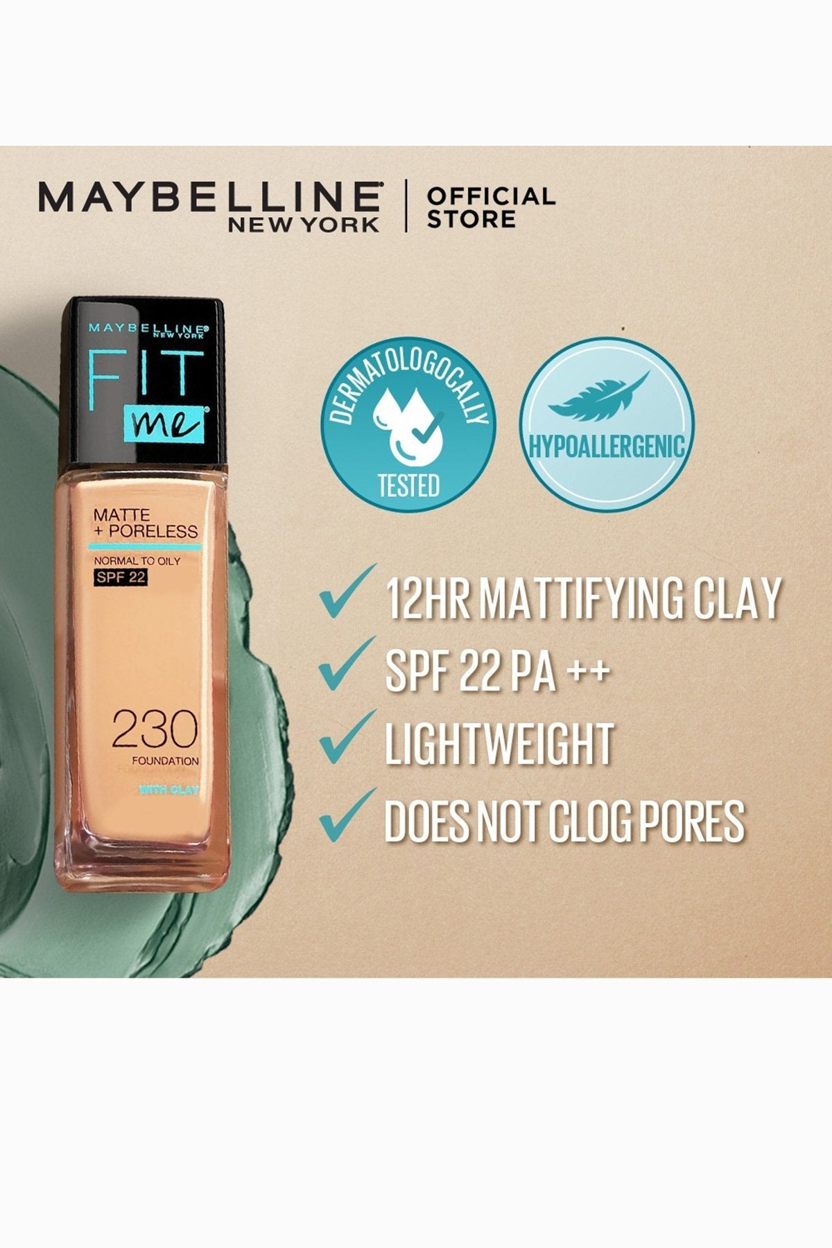 Fit Me! Matte & Poreless Foundation - 115 Ivory