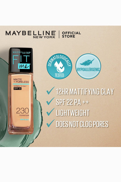 Fit Me! Matte & Poreless Foundation - 120 Classic Ivory