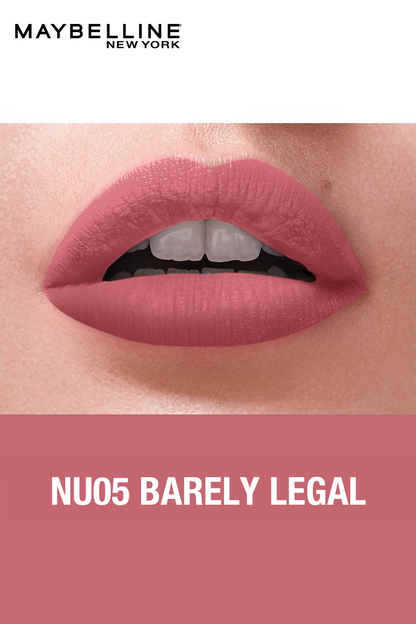 Sensational Liquid Matte Lipstick - NU 05 - Barely Legal