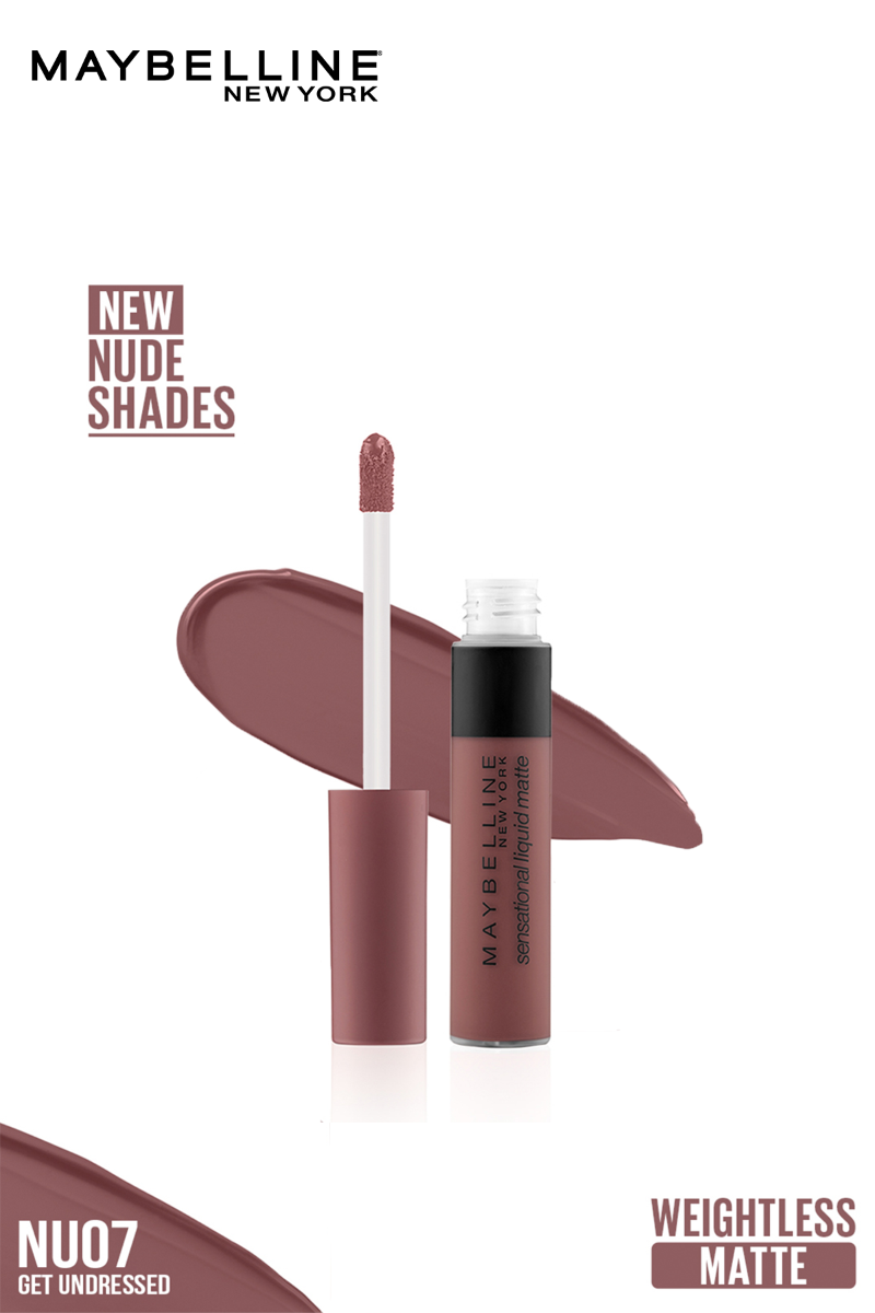 Sensational Liquid Matte Lipstick - NU 07 - Get Undressed