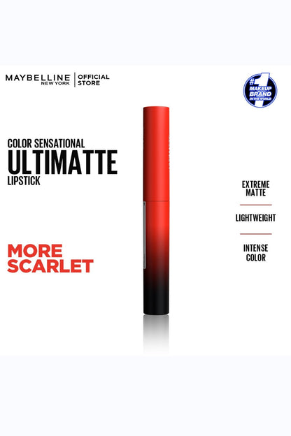 Color Sensational Ultimatte Lipstick - More Scarlet