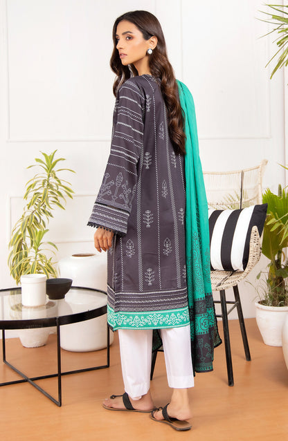 Orient - Unstitched 2 Piece Printed Lawn Shirt Dupatta