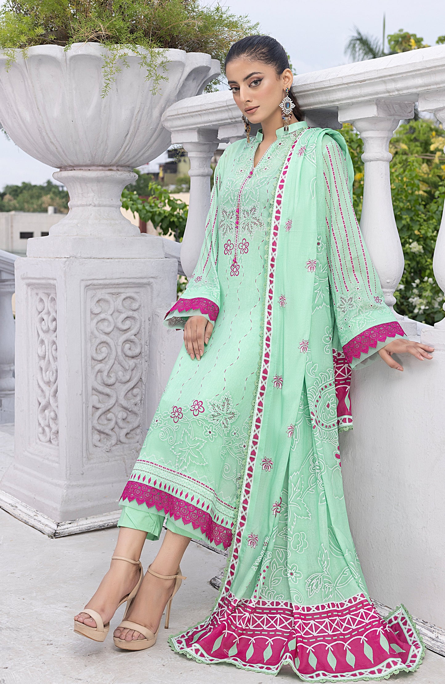 Alzohaib - 3 Piece Unstitched Printed Lawn-MDL-23-07