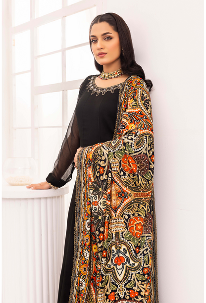 Adan's Libas - Adan's Velvet- Shawl 5443