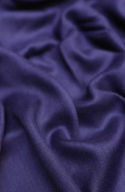 Seran - Wool Shawl - Blue