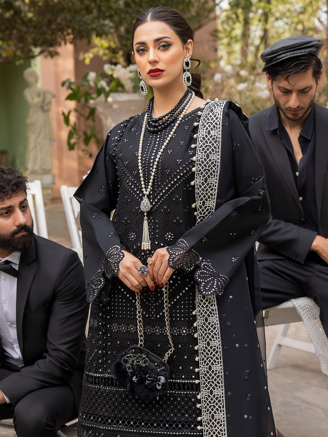 Binilyas - 707 - B | 3 Piece Luxury Unstitched