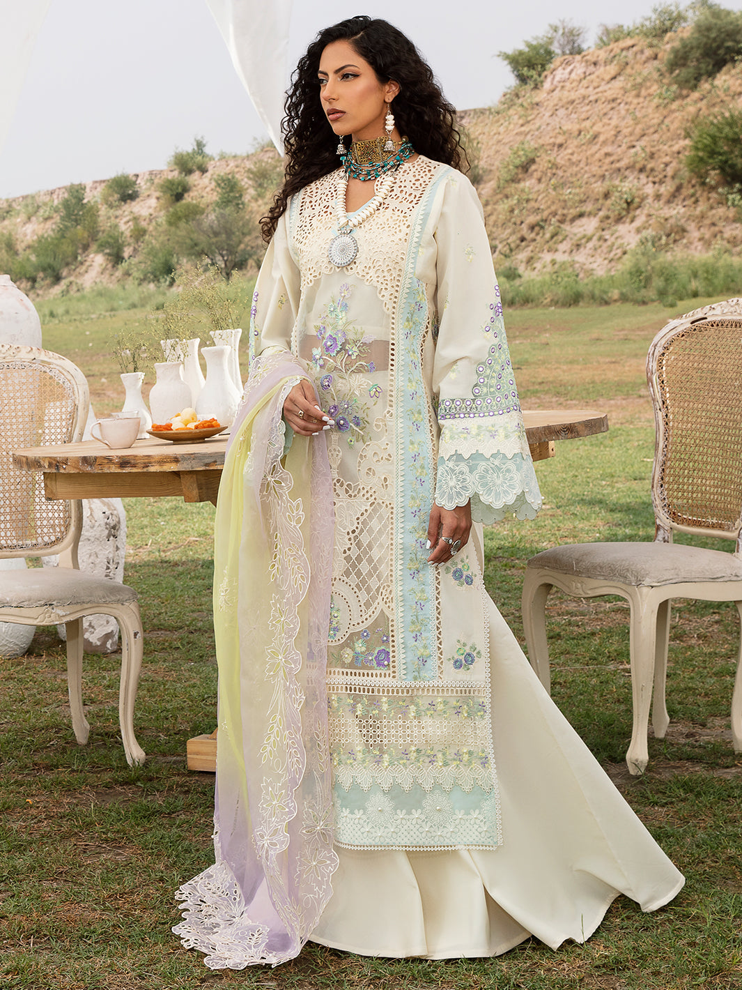 Binilyas - 711 - A | Three PC Luxury Unstitched