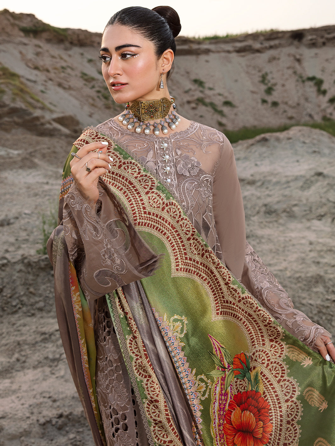 Binilyas - 715 - B | Three PC Luxury Unstitched