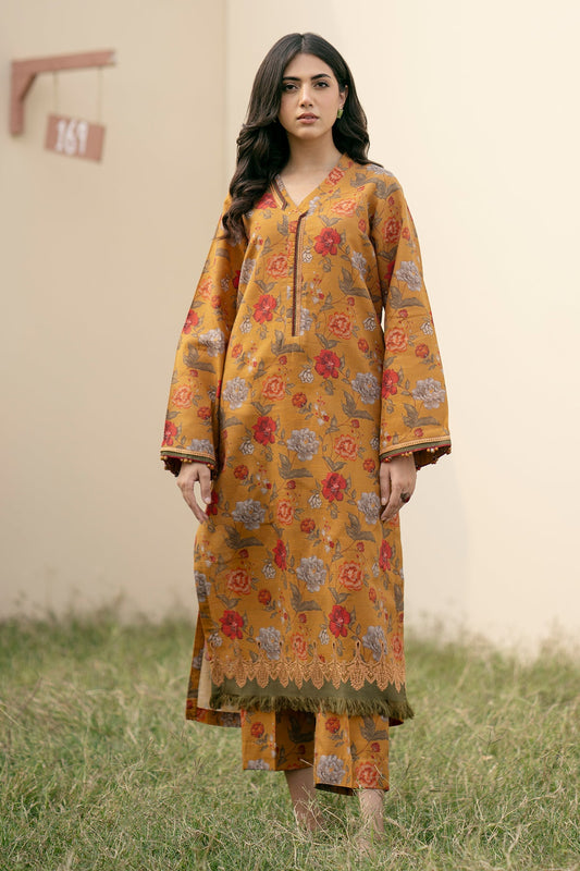 Baroque - DIGITAL PRINTED SLUB KHADDAR UF-491