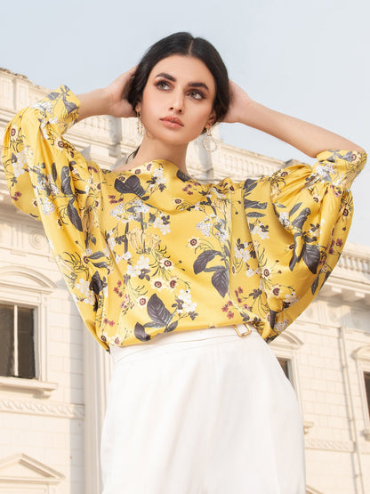 Limelight - Printed Satin Shirt