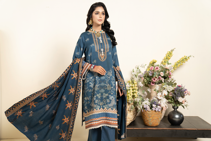 3PC Anarkali Digital Linen 76