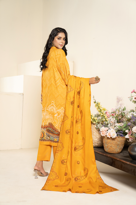 3PC Anarkali Digital Linen 78