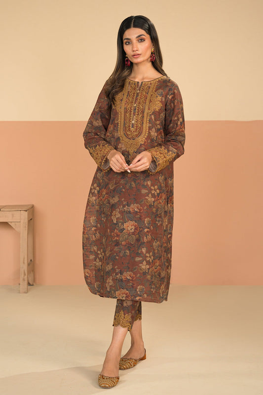 Baroque - DIGITAL PRINTED SLUB KHADDAR UF-481