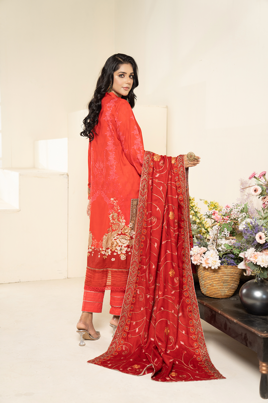 3PC Anarkali Digital Linen 79