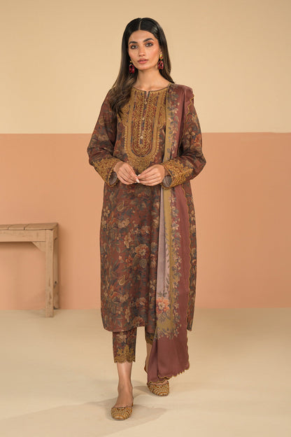 Baroque - DIGITAL PRINTED SLUB KHADDAR UF-481