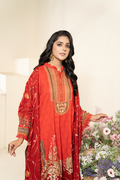 3PC Anarkali Digital Linen 79