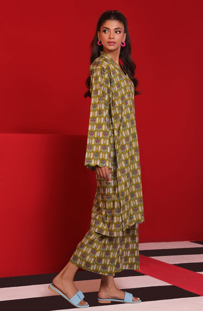 Orient - Stitched 2 Piece Printed Cambric Shirt and Cambric Pant