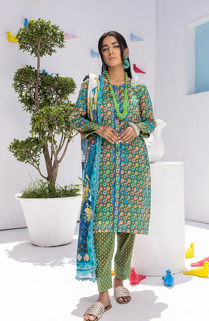 Alzohaib - 3 PIECE UNSTITCHED PRINTED LAWN-CPP-2-23-08