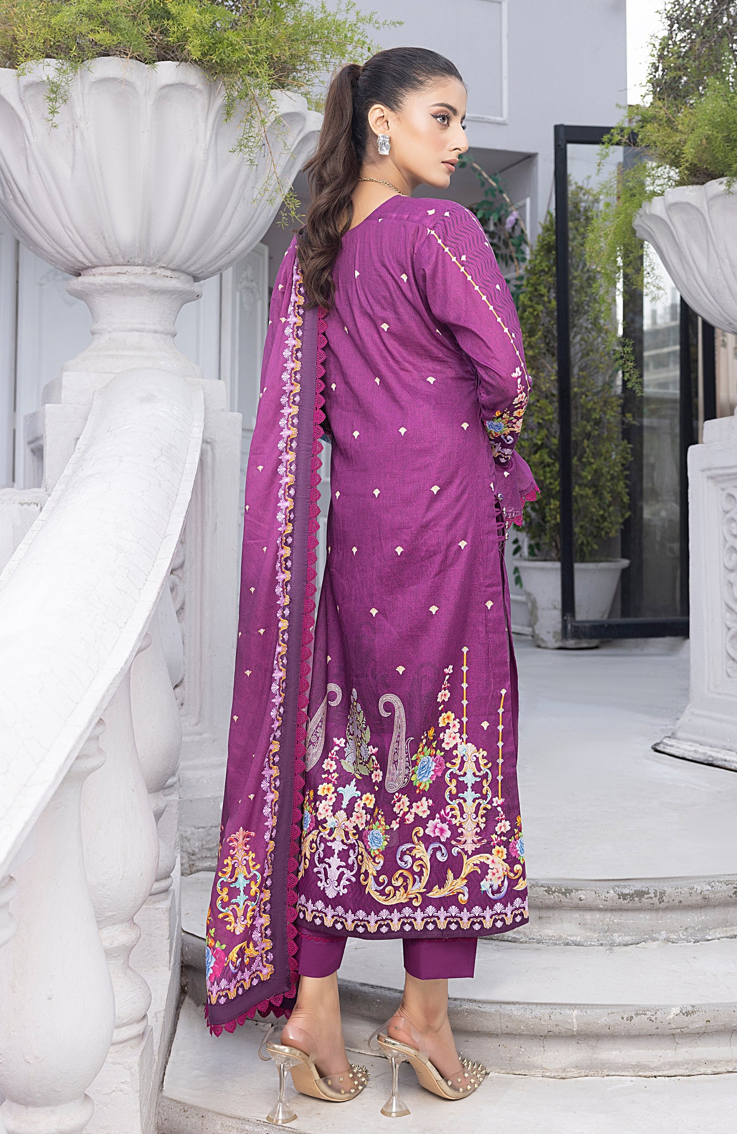 Alzohaib - 3 Piece Unstitched Printed Lawn-MDL-23-08